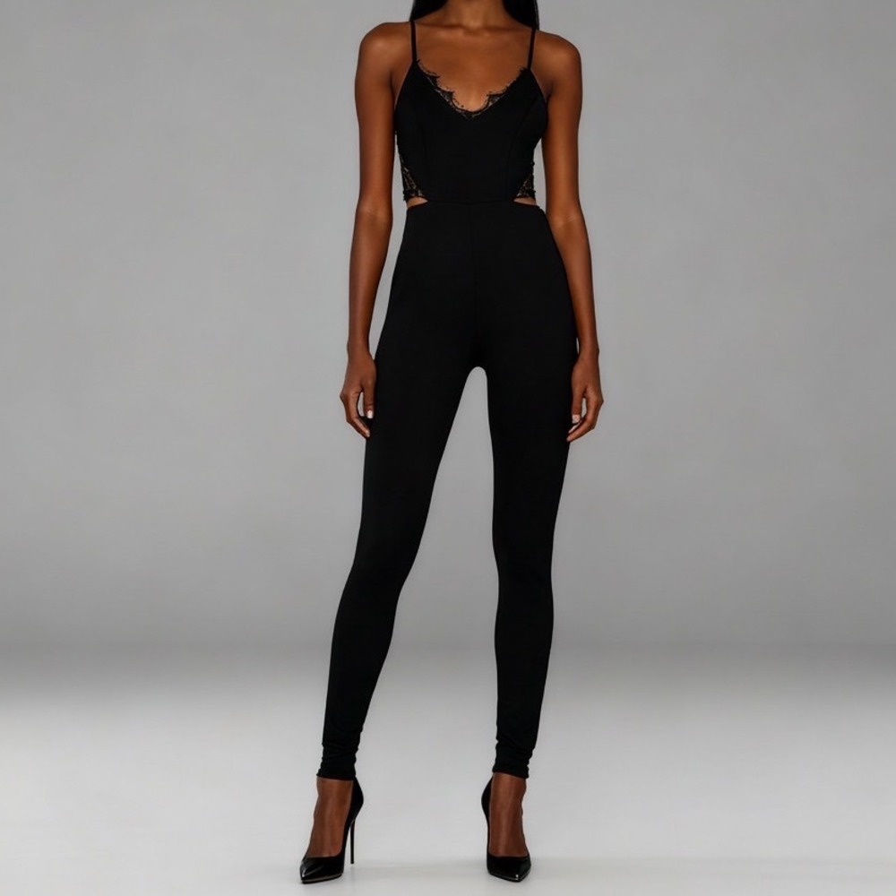 superdown Belinda Jumpsuit‎ in Black Size XS